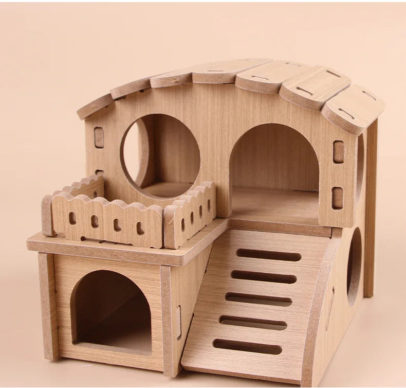 Solid Wood Small Pet House