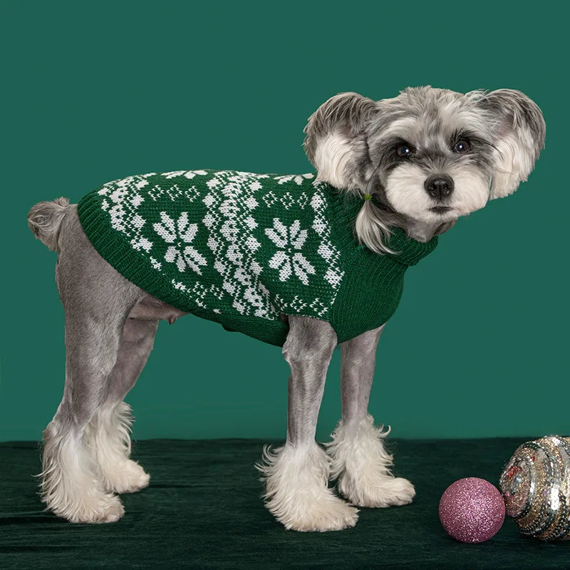 Pull, sweat à capuche et écharpe de Noël pour animaux de compagnie — Vêtements chauds et festifs pour chiens et chats