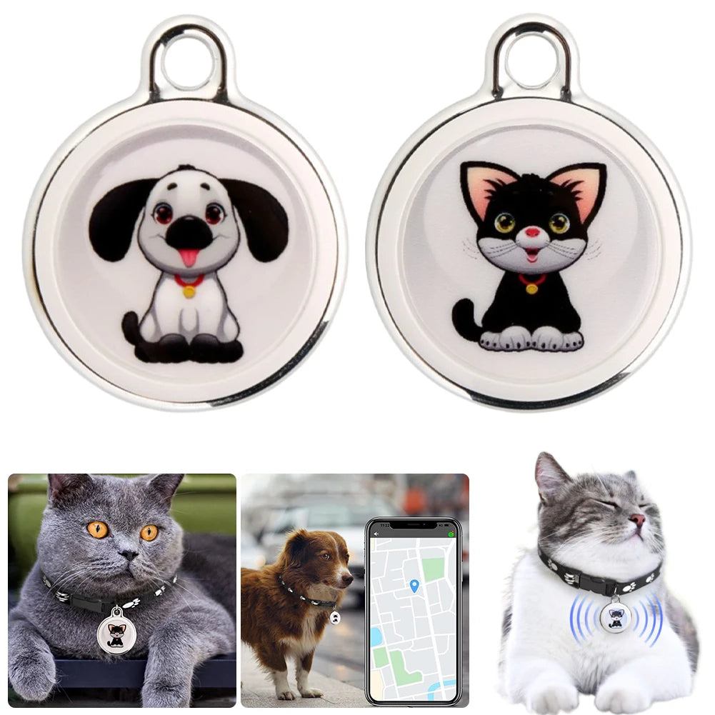 Pet Design Bluetooth Tracker Tag for Cats, Dogs, Keys & Bags