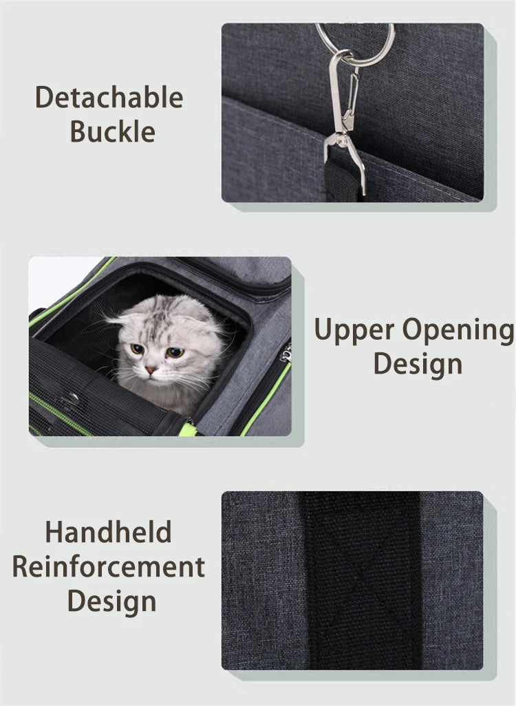 Foldable Large Capacity Pet Carrier Bag