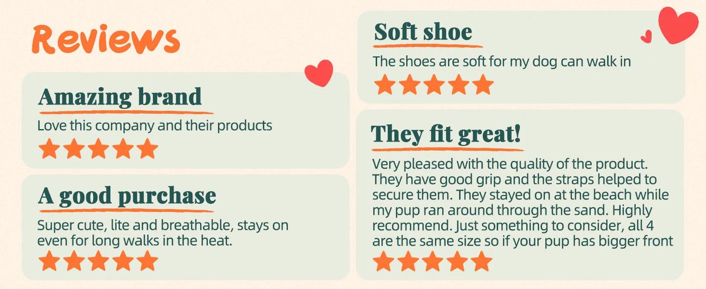 Summer Dog Boots for Hot Pavement Protection