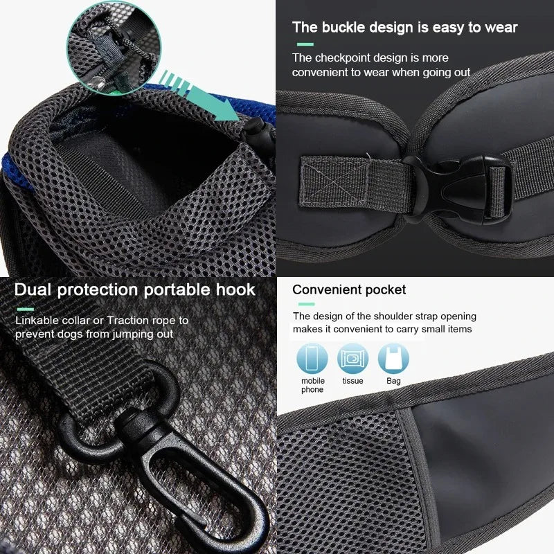 Sac à dos de transport pour animaux de compagnie - Panier de transport pour chiens et chats