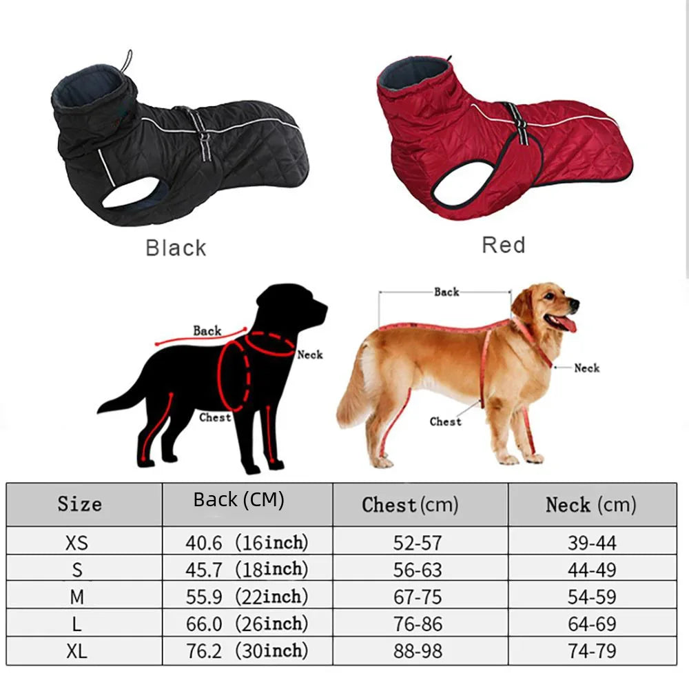 Waterproof Reflective Dog Winter Jacket