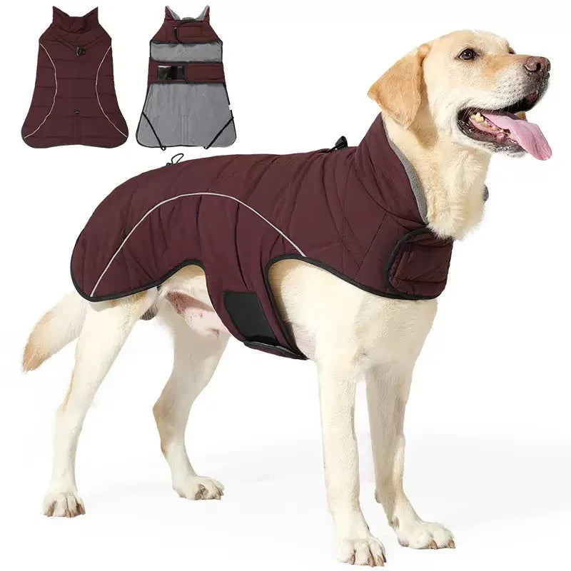 Waterproof Reflective Dog Jacket for Large Dogs