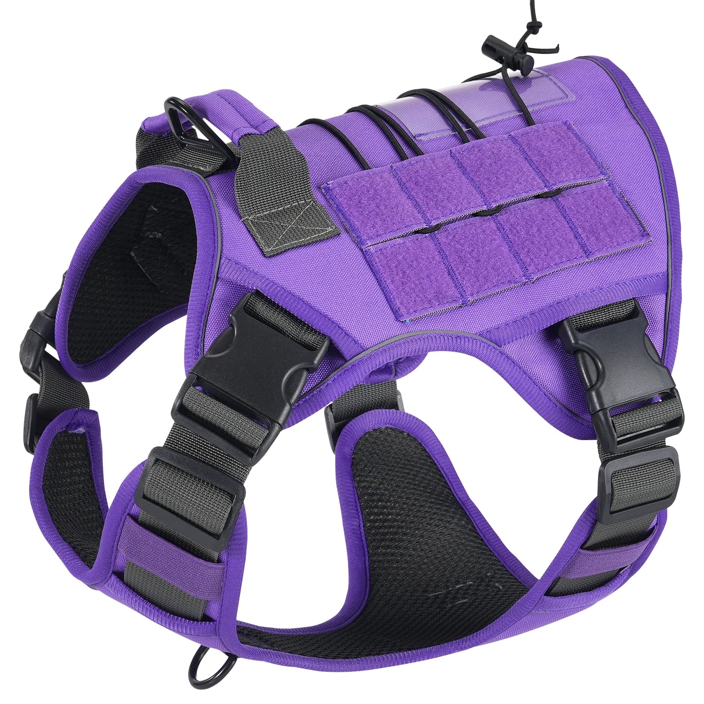 Tactical No-Pull Dog Harness — Reflective Adjustable Working & Training Vest for Small, Medium & Large Dogs