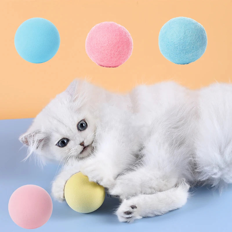 Sound Ball Cat Toy — Animal Noise Squeaky Ball for Cats & Kittens