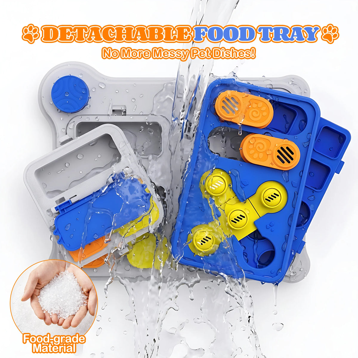 Dog Puzzle Feeder – Rectangular Treat Dispensing Toy for Small & Medium Dogs