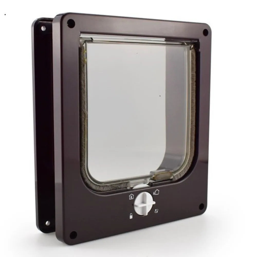 4-Way Locking Weatherproof Cat Flap Door