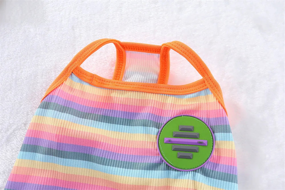 Striped Cooling Vest & Summer Shirt for Small & Medium Dogs & Cats