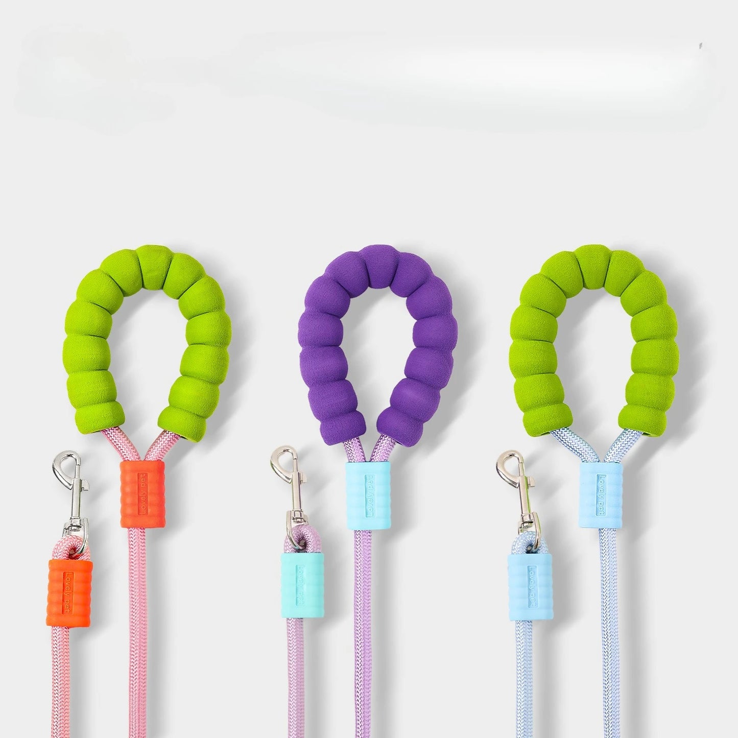 Ensemble harnais et laisse réglables pour chien - Corde en nylon durable