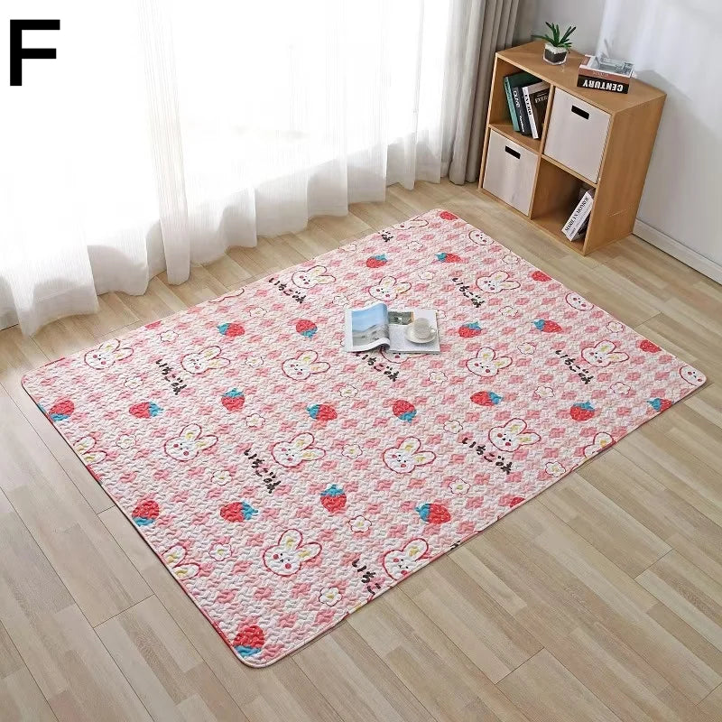 Washable Cotton Pet Floor Mat – Multi-Use Bedding Pad