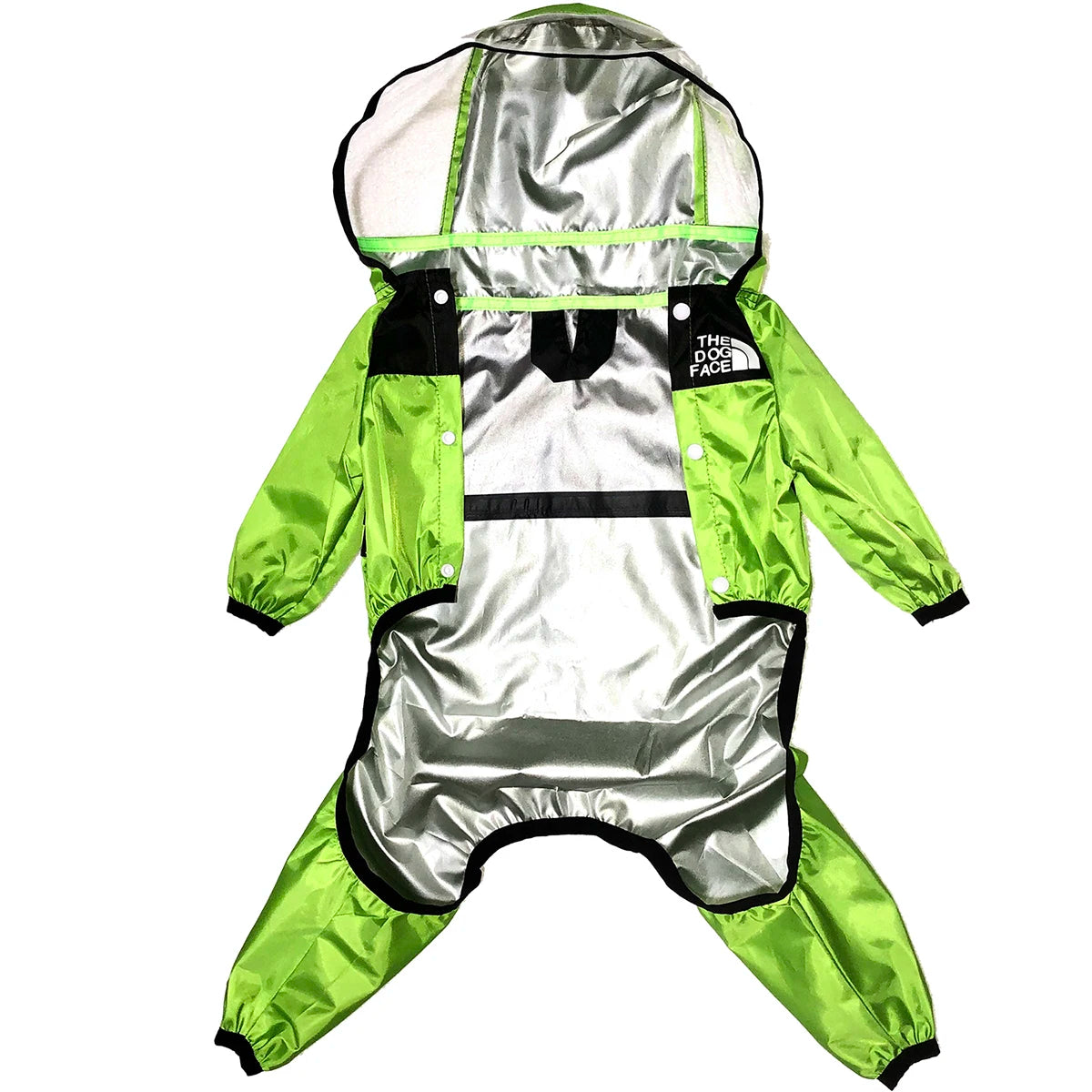 Transparent Hooded Raincoat Jumpsuit for Dogs & Cats