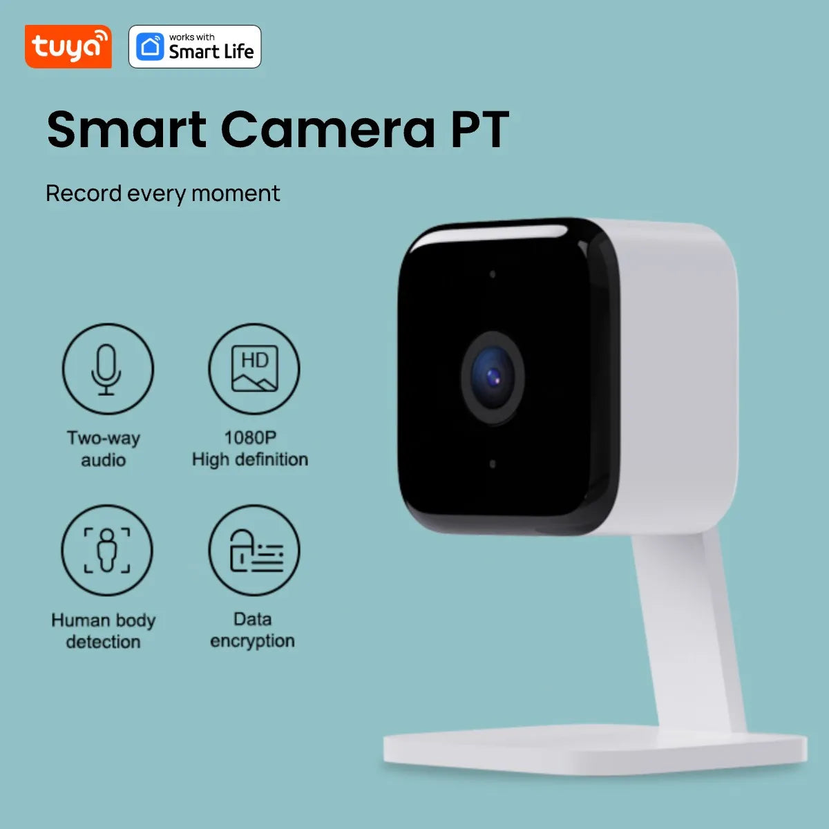 1080p WiFi Indoor Security Camera — Baby, Pet & Home Monitor with Motion Tracking