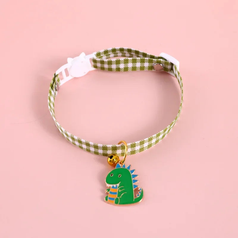 Fruity Avocado Pendant Collar with Bell for Small Dogs and Cats