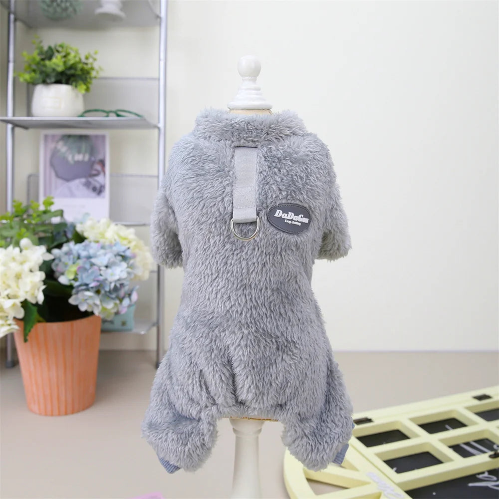 Warm Fleece Jacket & Jumpsuit for Cats and Small Dogs