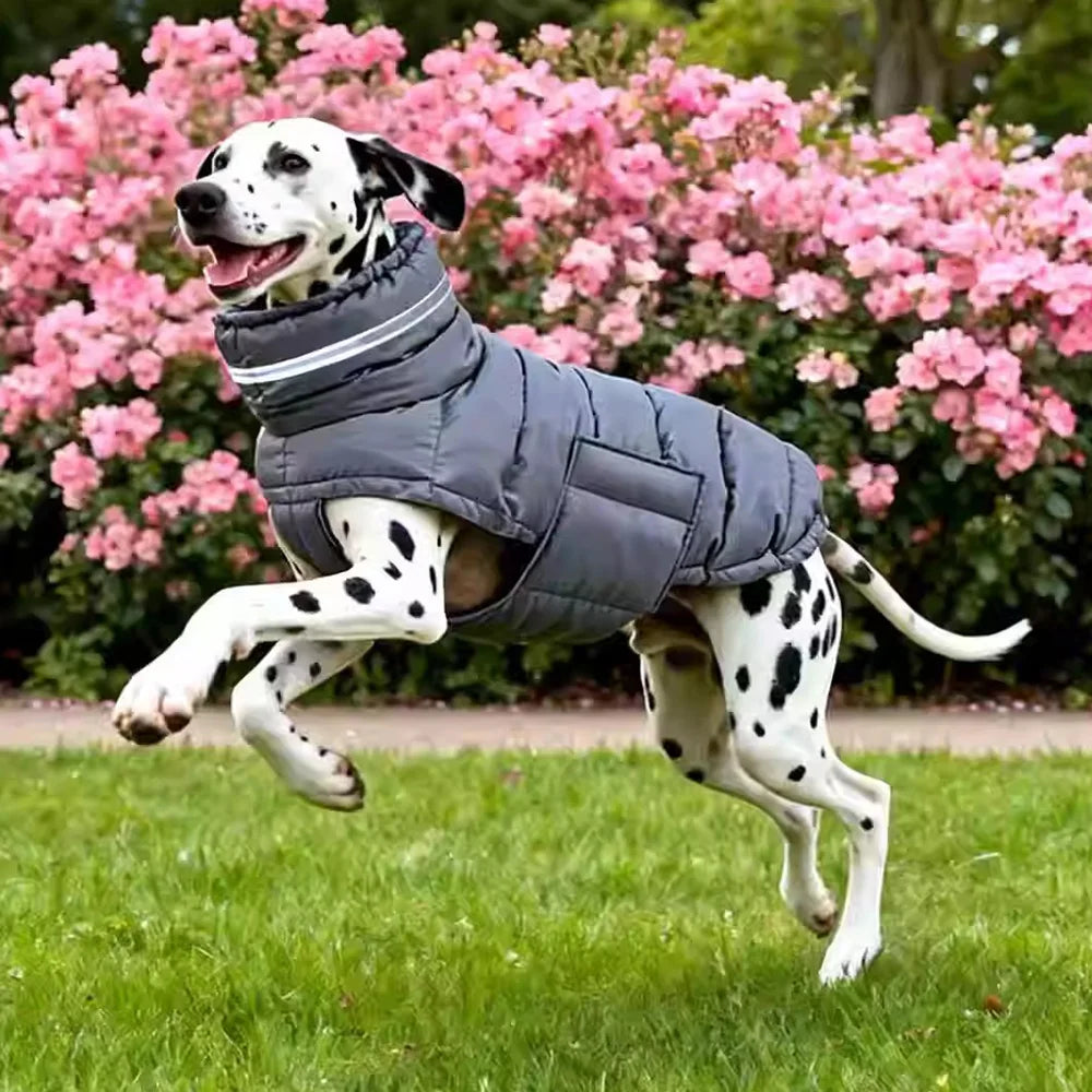 Waterproof High-Collar Down Jacket for Dogs
