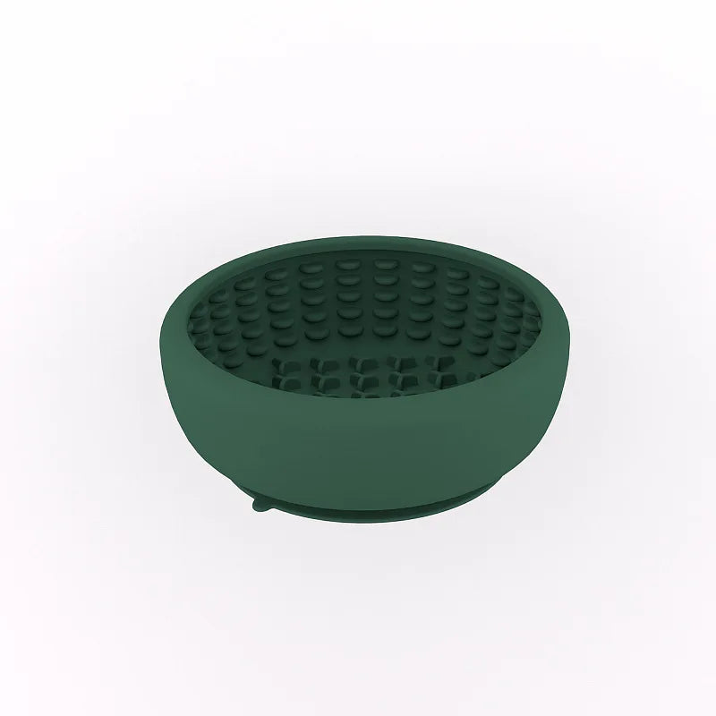 Suction-Cup Slow Feeder Dish for Dogs & Cats