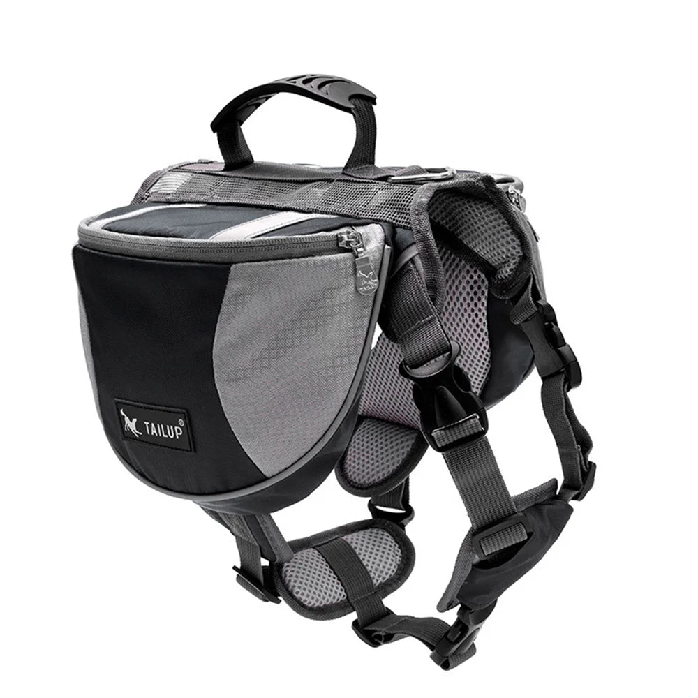 Reflective Dog Weight Training Harness Vest with Storage Pockets