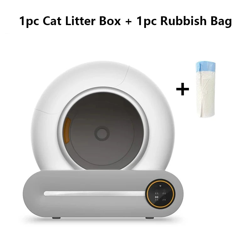 65L Self-Cleaning Cat Litter Box with App Control — Choose Your Bundle