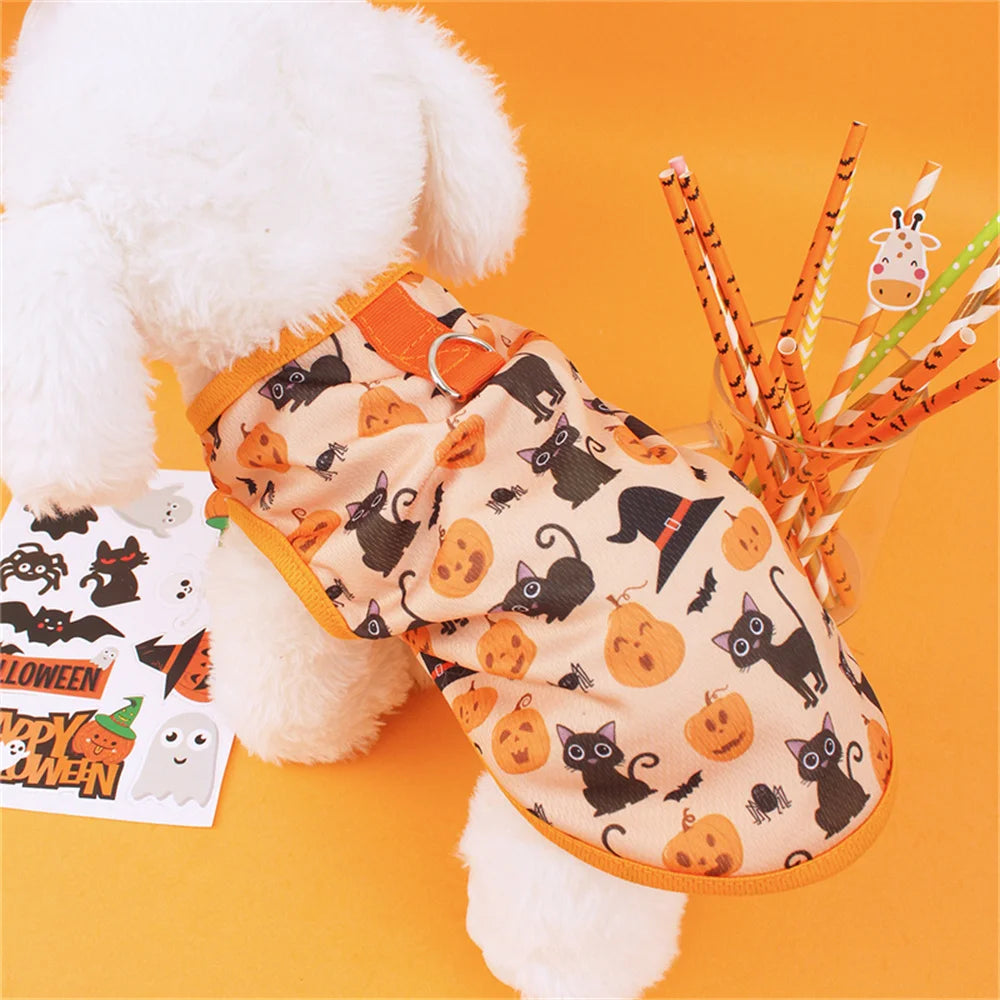 Halloween Print Pet Vest