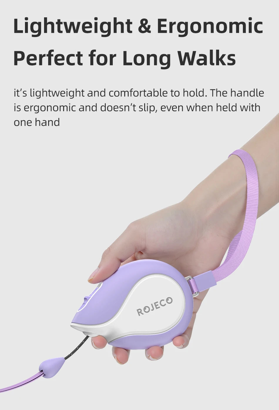 Mini Retractable Dog Leash - 3M Extendable Lead for Small to Medium Dogs