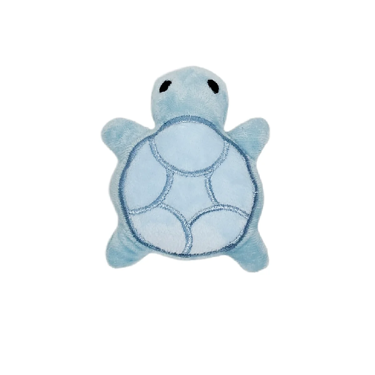 Jouet en peluche en forme de tortue couineur pour chien - Jouet de dentition doux pour petits chiens