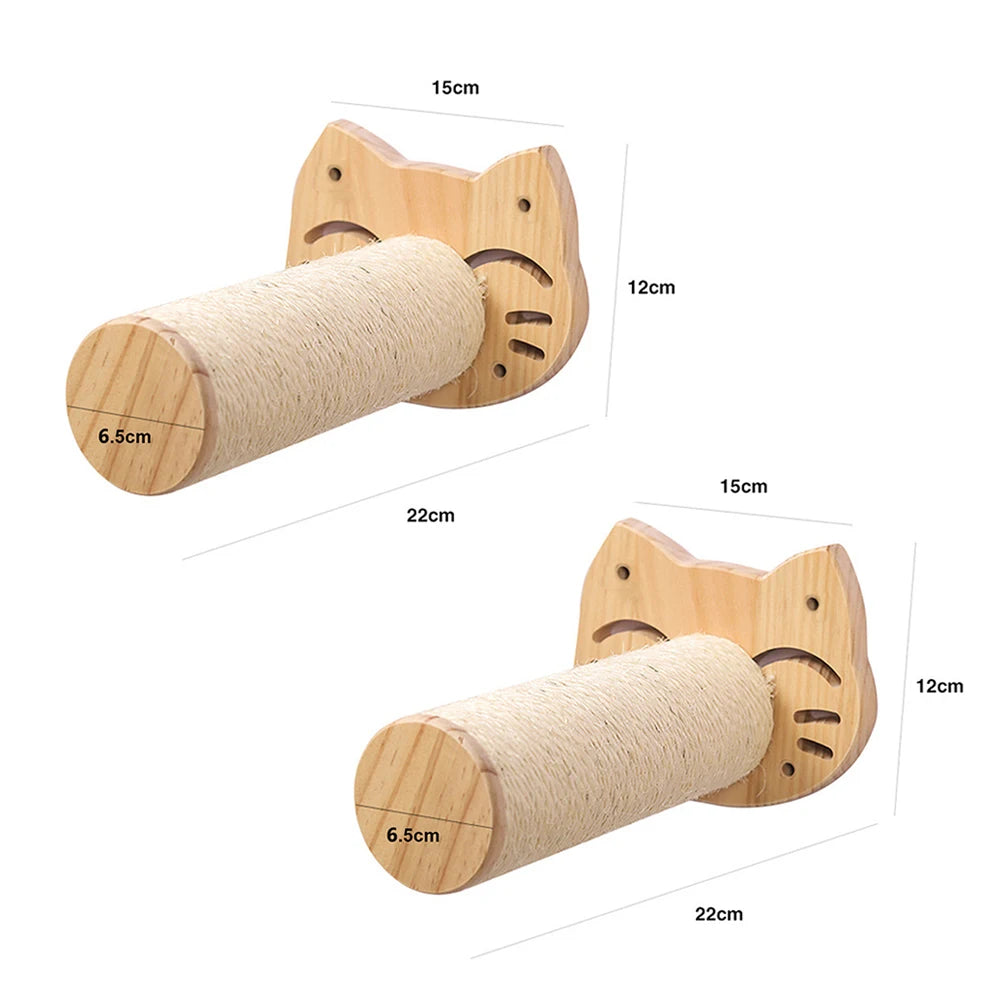 Wall-Mounted Cat Climbing Shelves & Perches