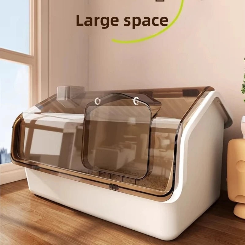 Automatic Self-Cleaning Cat Litter Box — Large Covered with Odour Control & Low Noise