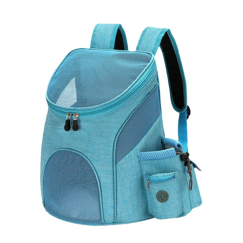Solid Mesh Breathable Cat Puppy Travel Backpack S/L Pet Carrying Bag for Cats Kitten Small Dogs Pet Outdoor Supplies Accessories