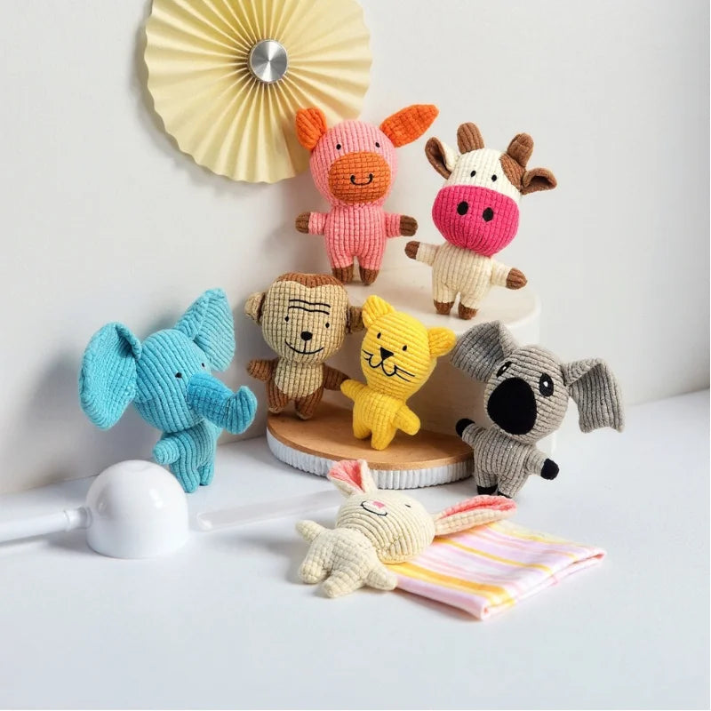 Squeaky Cartoon Plush Toy for Dogs & Cats