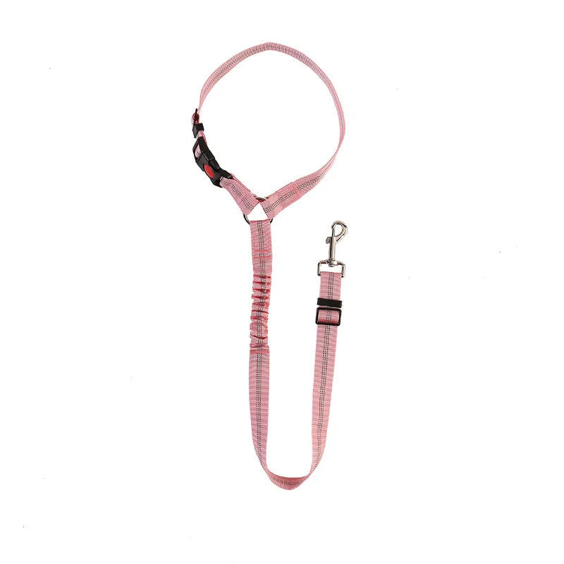 Reflective Dog Car Seat Belt and Walking Leash for Small Dogs