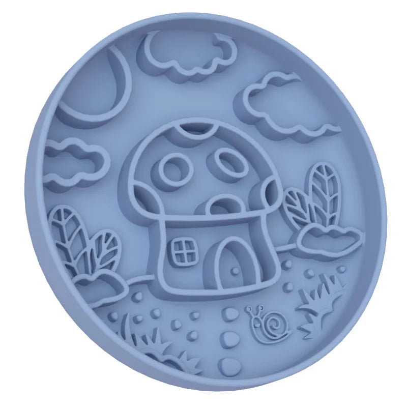 Mushroom Dog Slow Feeder & Licking Bowl