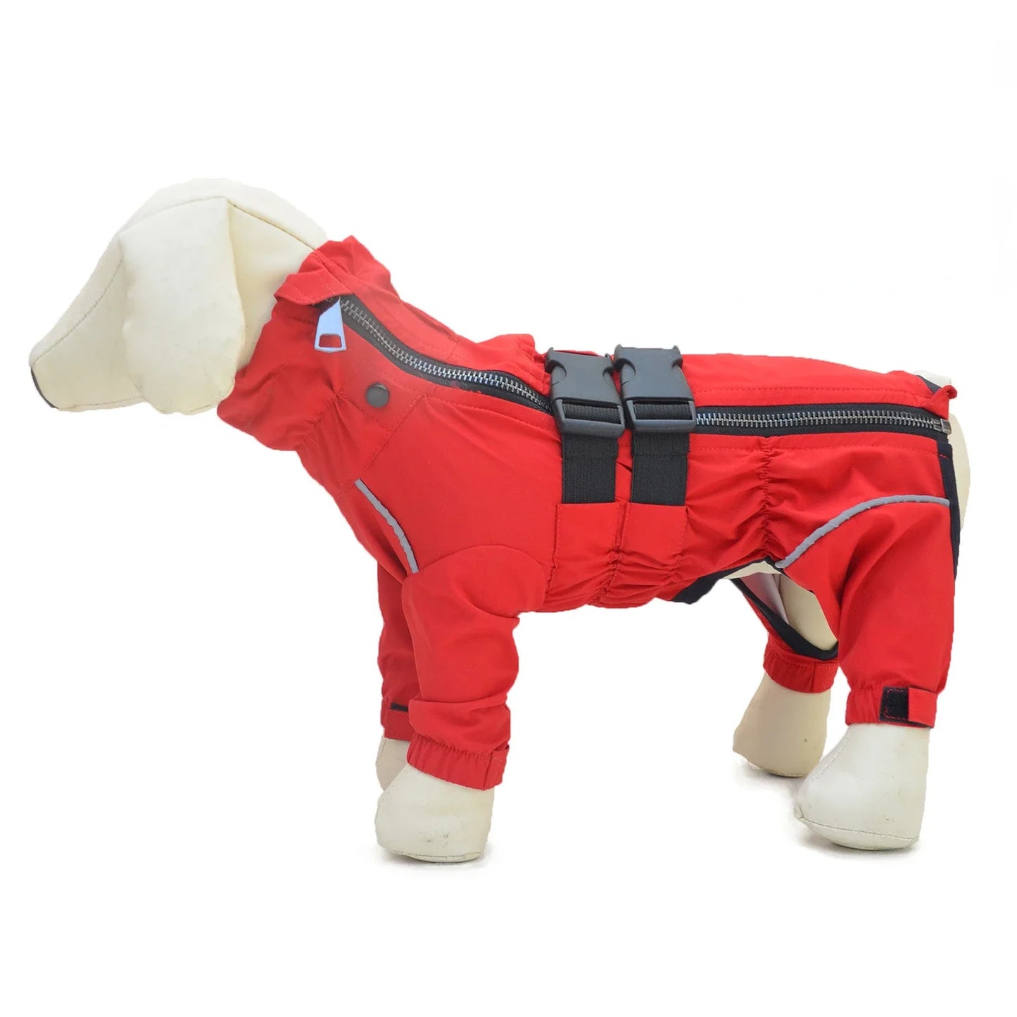 Waterproof Dog Raincoat - Lightweight Reflective Safety Vest for All Dog Sizes