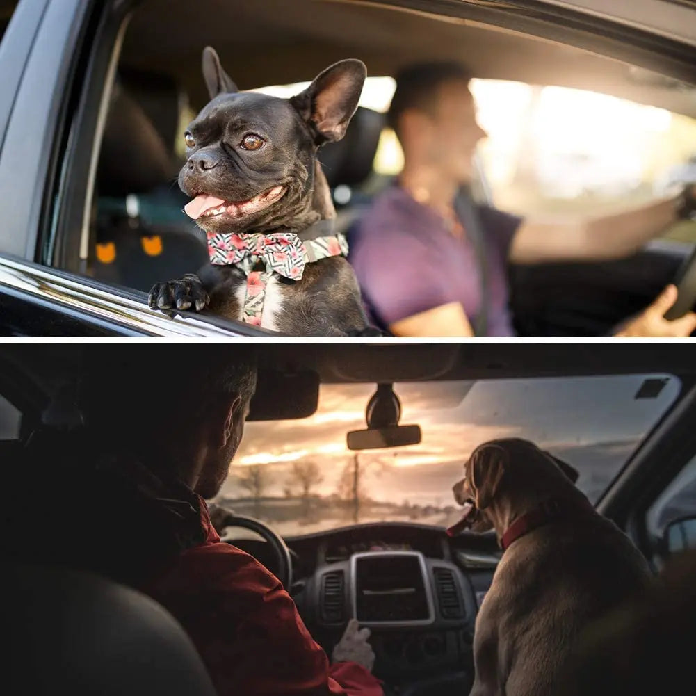 Waterproof Quilted Dog Front Seat Cover with Non-Slip Backing