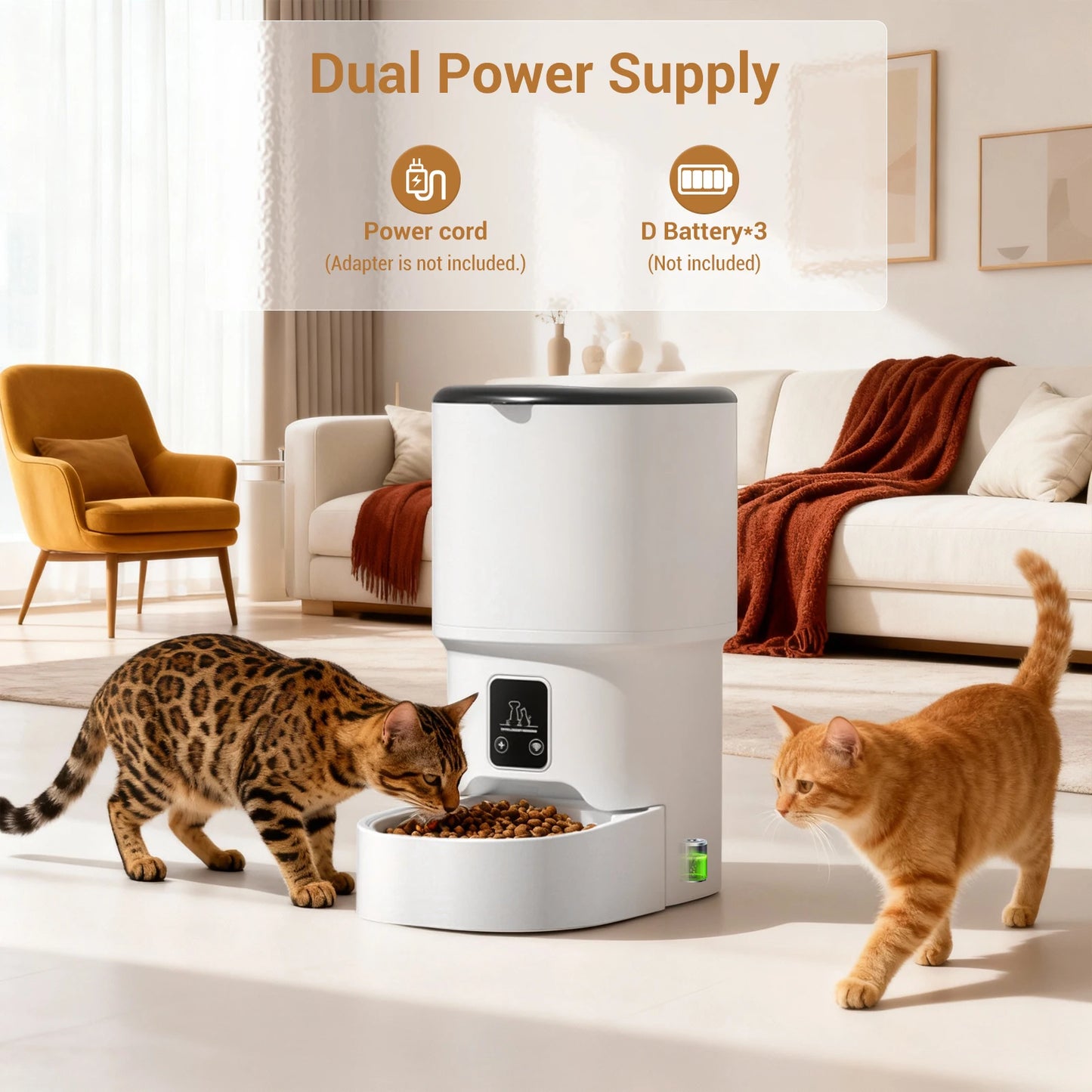 Smart WiFi Pet Feeder with HD Camera & Two-Way Intercom