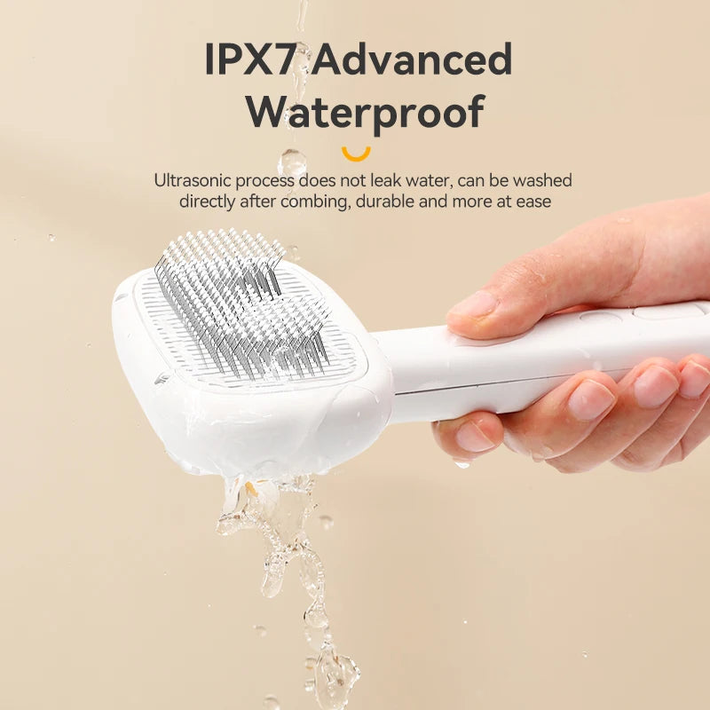 Electric Steam Spray Grooming Brush for Dogs & Cats