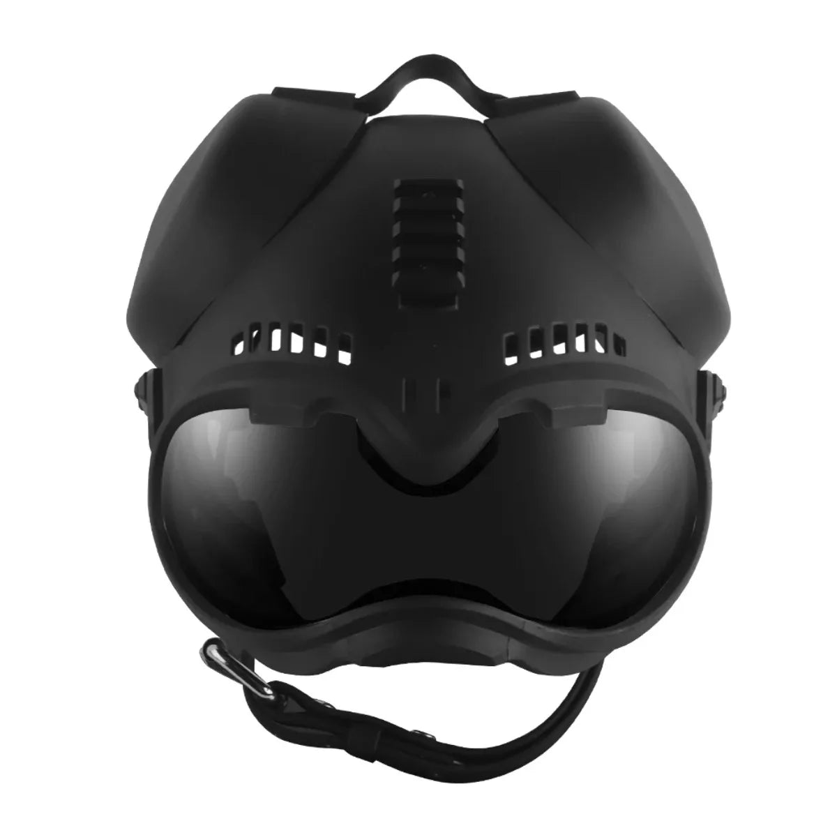 K9 Tactical Dog Helmet with Dual Goggles for Medium & Large Working Dogs