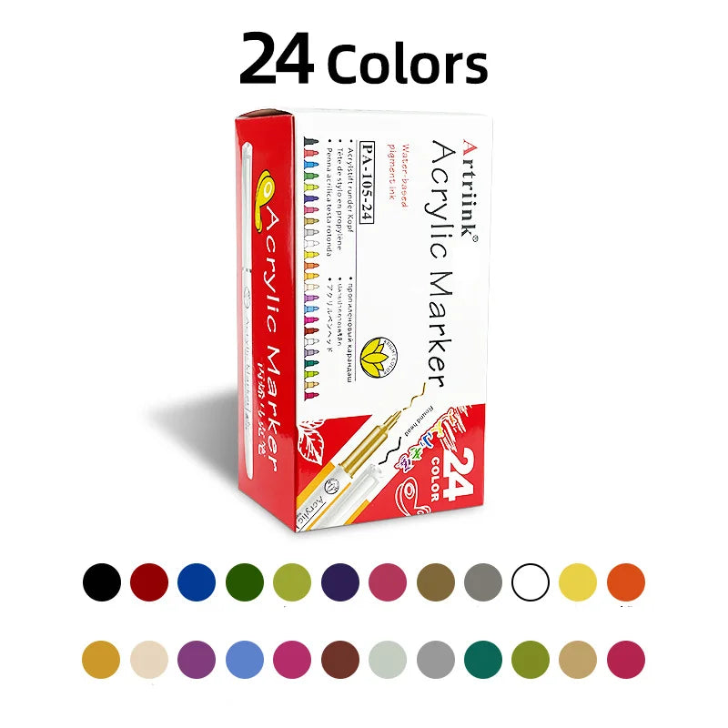 Pet Nail Polish Set - Safe DIY Nail Art Kit for Dogs & Cats (12/24 Colors)