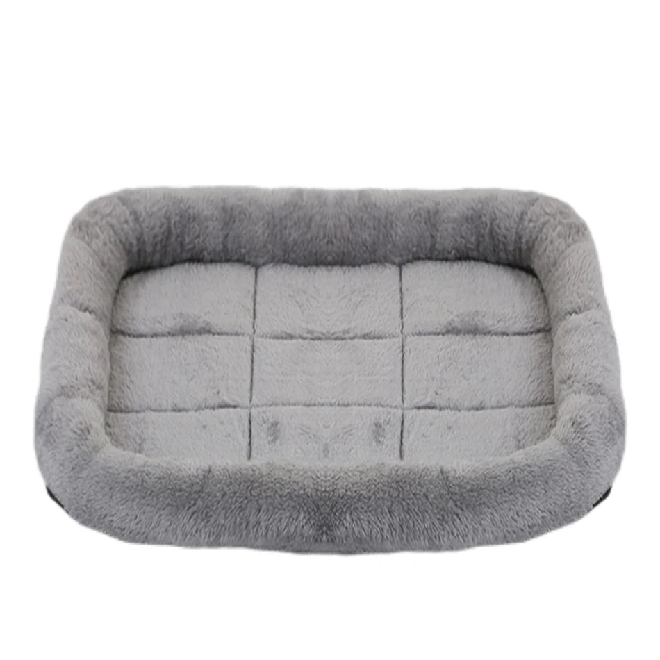 Soft Plush Pet Bed Mat – Calming Cushion for Cats & Dogs, S to XXL