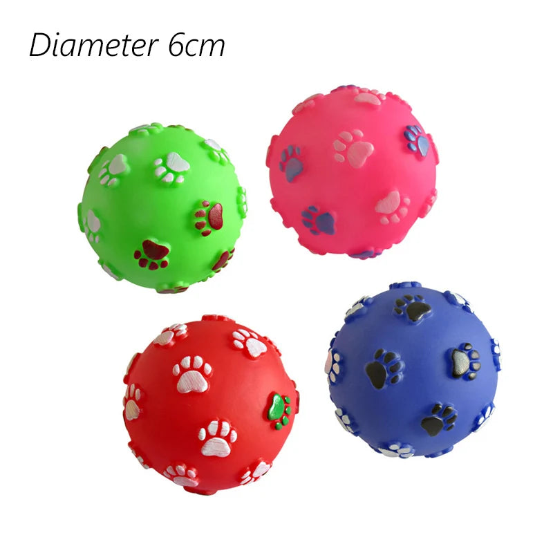 Squeaky Ball Toys for Small Dogs — 6cm