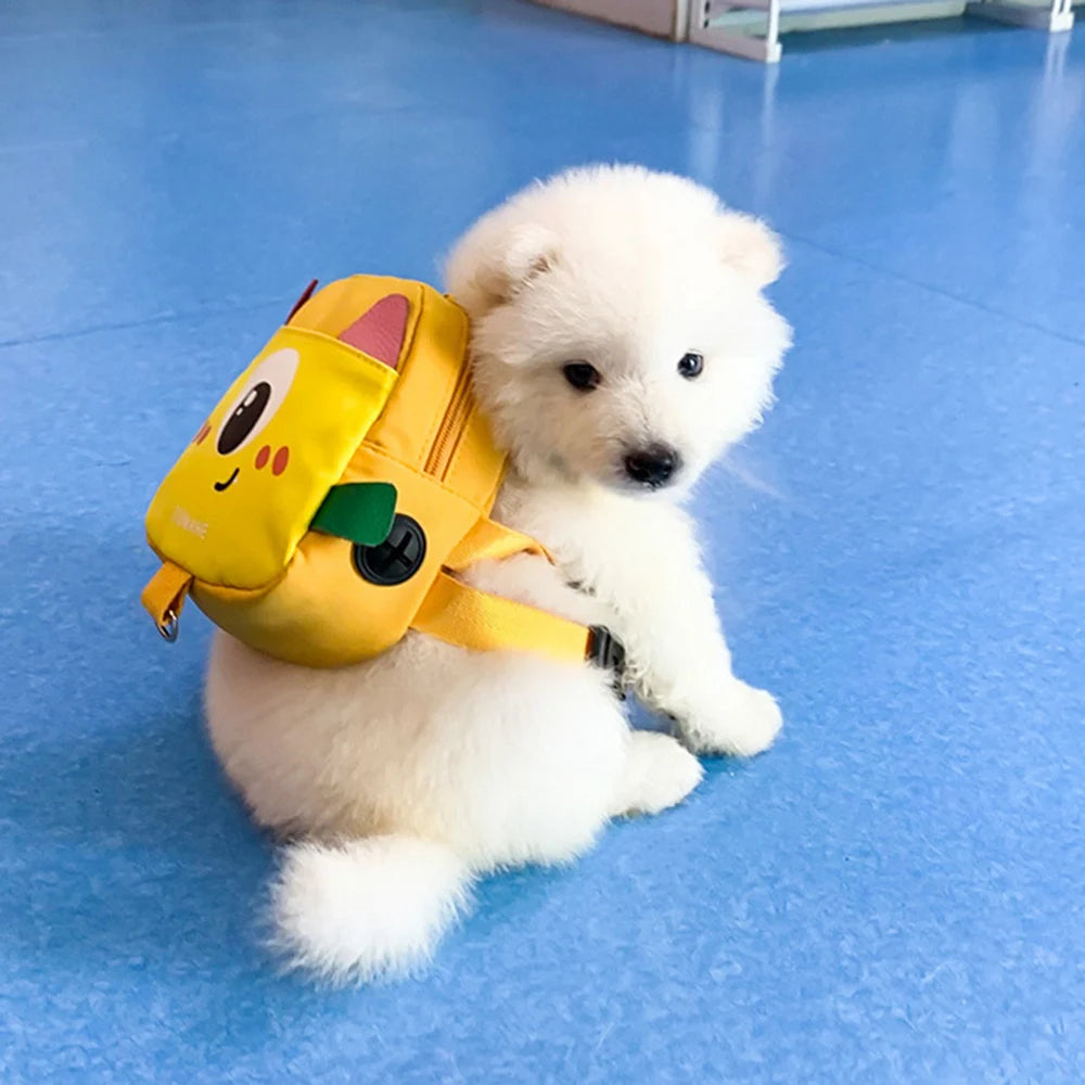 Cartoon Backpack Harness for Small Dogs & Cats