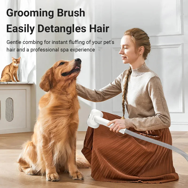 5-in-1 Pet Grooming Vacuum Kit — Smart Touch, 3-Speed Suction for Cats & Dogs