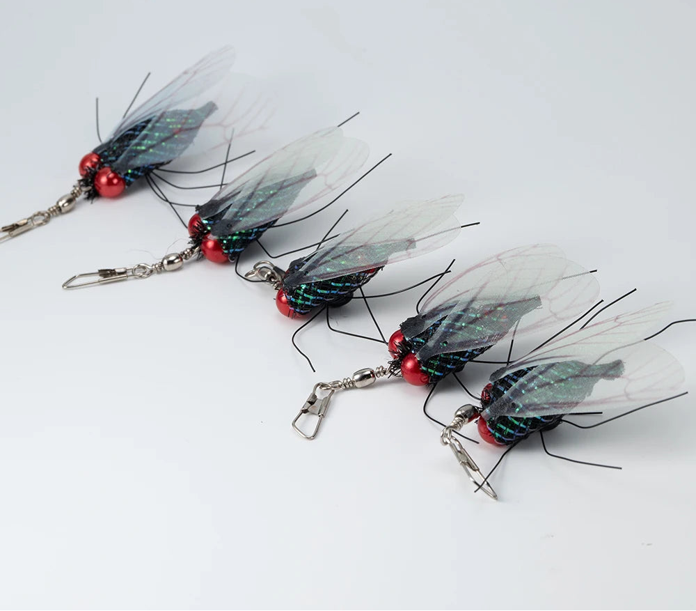 Cicada Bell Cat Teaser Wand Replacement Heads – 5 Pack