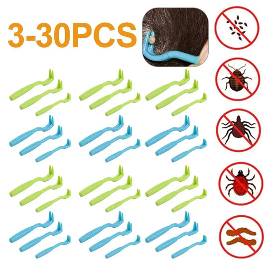 Tick Remover Hook Set for Pets & Humans – 3 Sizes