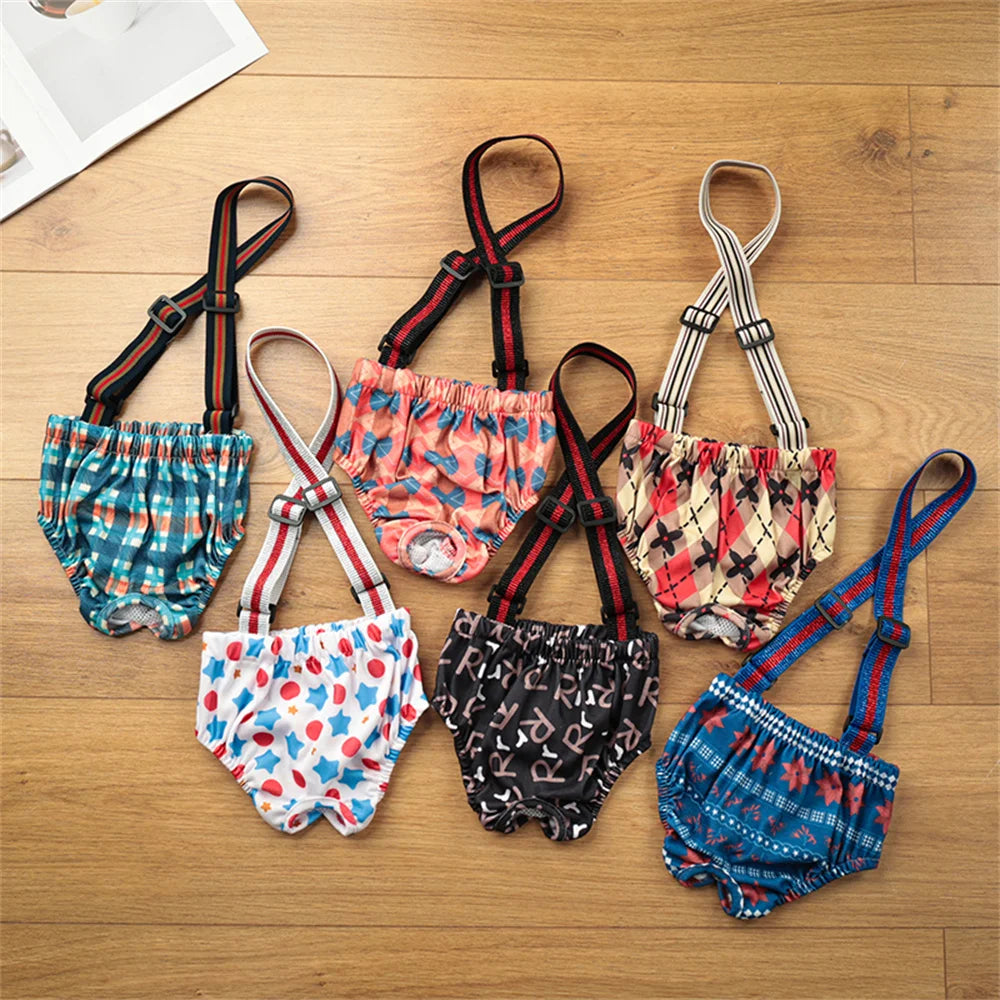 Reusable Washable Dog Sanitary Shorts for Female Dogs