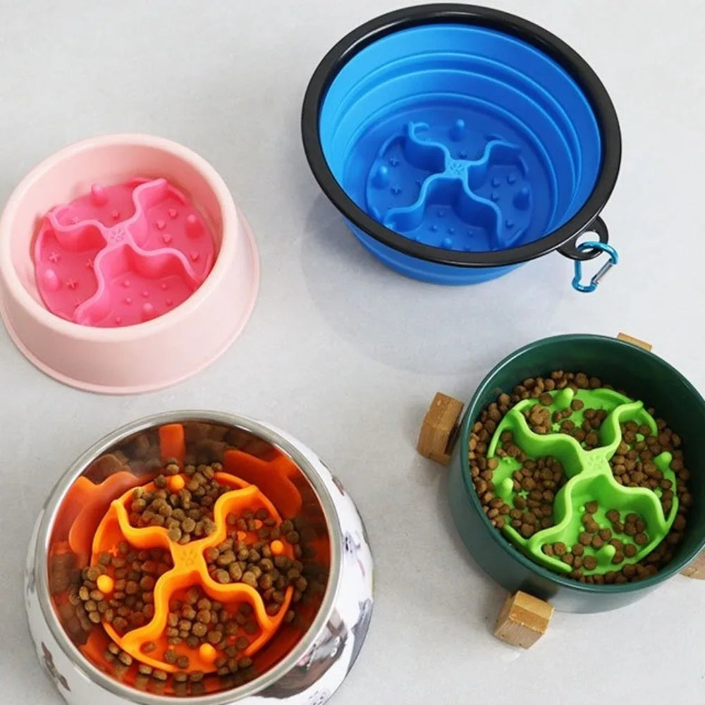 Silicone Slow Feeder Bowl Insert with Suction Cups