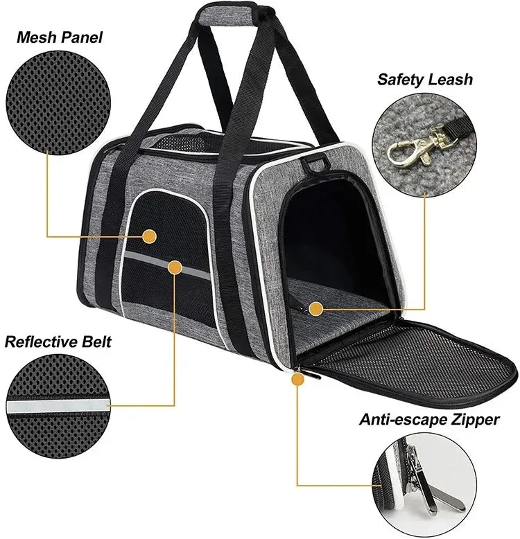 Foldable Pet Travel Carrier