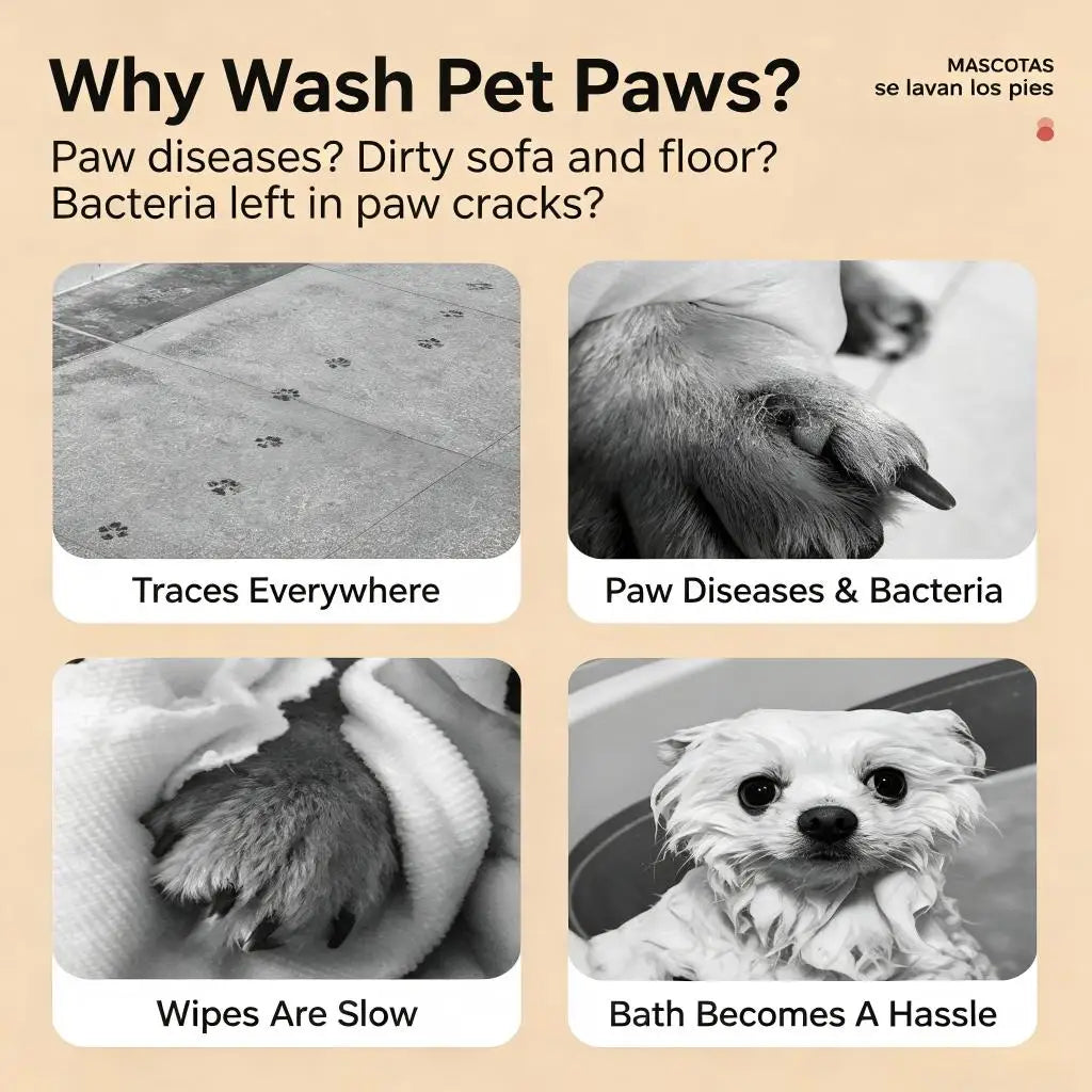 IP67 Waterproof Electric Paw Cleaner | Dual Speed | 10-Day Battery