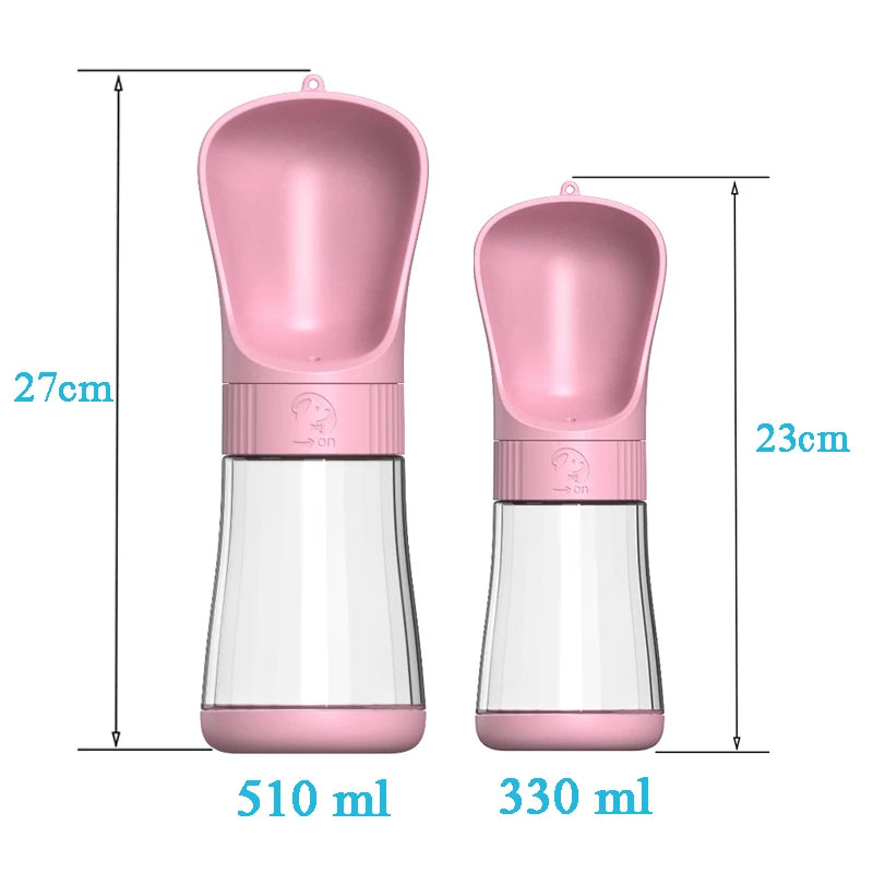 Portable Dog Water Bottle (330ml/510ml)