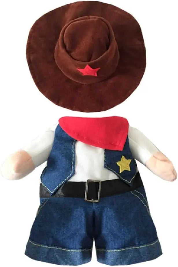 Costume de cowboy occidental pour animal de compagnie